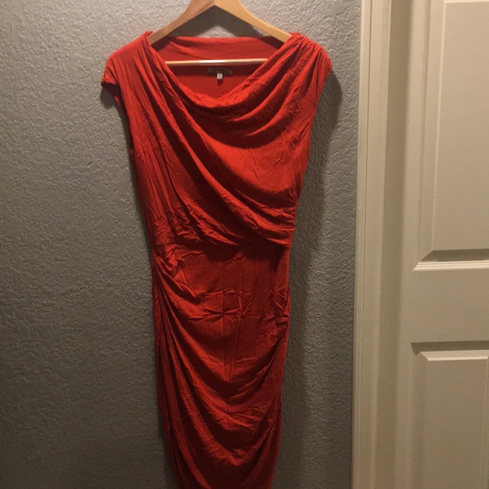 Hot red dress!